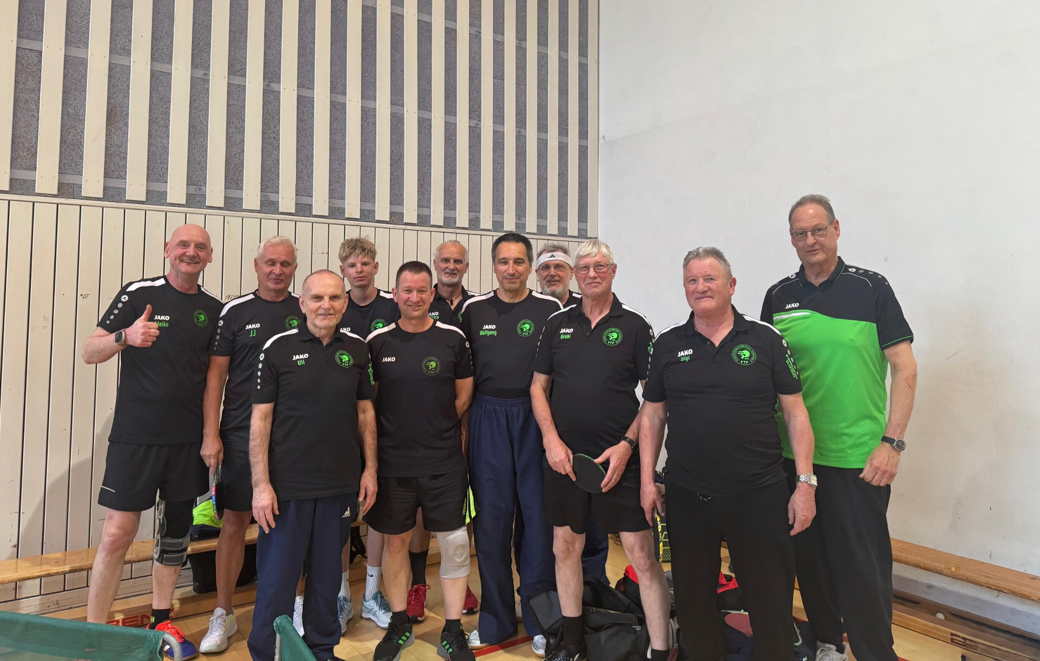 Mannschaft des TTF Ispringen
